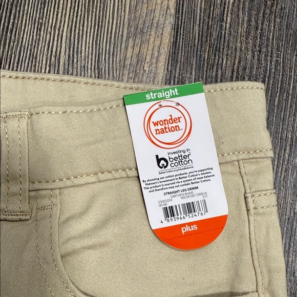 Wonder Nation Kids Casual Tan Pants - Picture 6 of 8